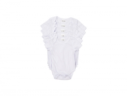 Mono Bebé Manga Corta Talla XXL (Blanco,18-24M)