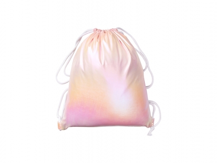 Sublimation Gradient Drawstring Backpack (Pink,33*40cm)