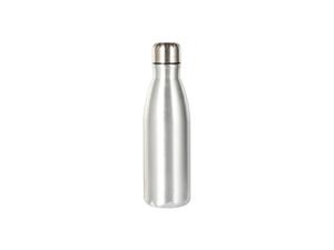 22OZ/650ml Aluminium Cola Shaped Sublimation Sports Water Bottle (Silver)