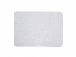 Puzzle en plastique 13 x 13 cm 16 pièces Sublimation Transfert Thermique