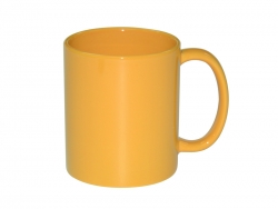 Sublimation 11oz Full Color Mug(Glossy, Yellow)