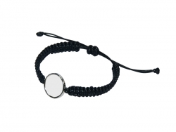 Bracelet en corde avec disque Sublimation Transfert Thermique