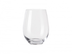 Vaso Vino Sin Tallo de Cristal 17oz/500ml  (Transparente)