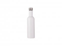 Botella Vino Acero Inoxidable 25oz/750ml (Blanco)