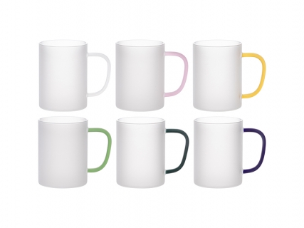 Sublimation Blanks 15oz/450ml Glass Mug(Frosted)