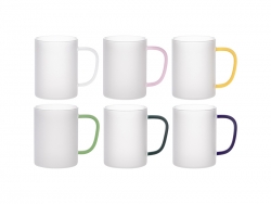 Sublimation Blanks 15oz/450ml Glass Mug(Frosted)