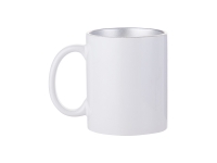 Sublimation 11oz Inner Sparkle Mug (Silver)