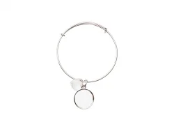 Pulsera Ajustable con Insert Redondo (Circular)