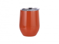 Vaso Vino Sin Asa Acero Inoxidable 12oz/360ml (Naranja)