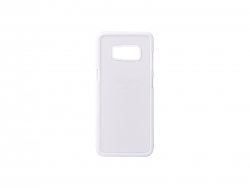 Carcasa con inserción para Samsung S8 G9500 (Plástico, Blanco)