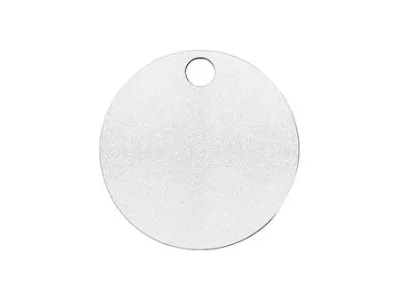 Sublimation Blanks HB Glitter Name Tag for 40oz Stanley Tumbler (φ8*0.3cm, RND Shape)
