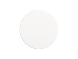 UV Bisque Ceramic Ornament (RND,φ8.5cm)