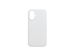 iPhone 16 Cover con insert (Plastic, blanco)