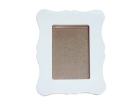 Cadre en céramique bords ondulés 16 x 20 cm Sublimation Transfert Thermique