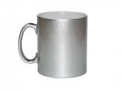 10oz Sparkling Silver Mug