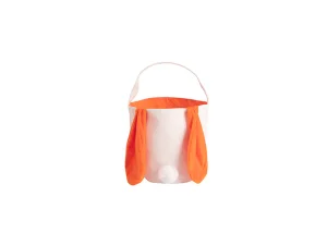 Sublimation Blanks Easter Bunny Bag(Orange Ears, 23*35cm)