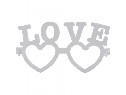 Sublimation Blank Felt Glasses (LOVE)