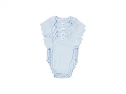 Mono Bebé Manga Corta Talla L (Azul Claro,6-12M)