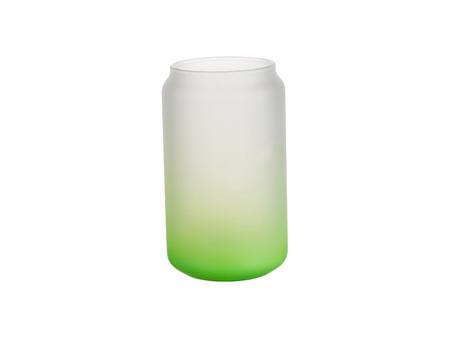 Sublimation 13oz/400ml Glass Mugs Gradient Green
