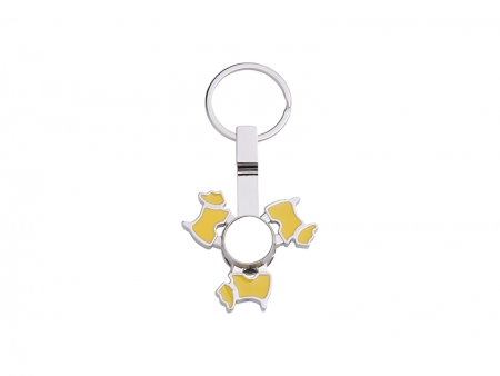 Sublimation Fidget Spinner Key Ring (Dog)