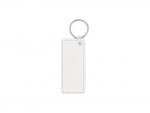 Sublimation PU Leather Key Chain (Rectangular)