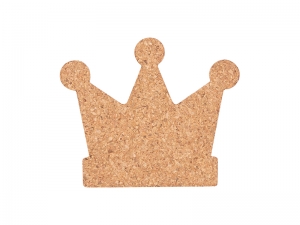 Engraving Blanks Crown Shape Cork Coaster