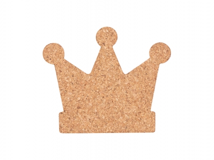 Engraving Blanks Crown Shape Cork Coaster