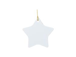 Ornamento Plástico Estrela (7.9*7.9cm)