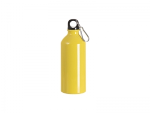 Sublimation Blanks 20oz/600ml Aluminium Water Bottle (Yellow)