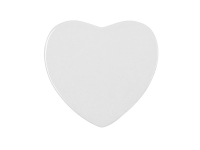 Aimant coeur en céramique 6,8 x 6,5 cm Sublimation Transfert Thermique