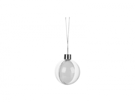 Sublimation Hanging Plastic Ball Ornament (φ8.5cm)