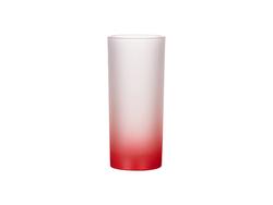 10oz Sublimation Glass Mug (Gradient Color Red)