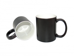 Sublimation 11oz Changing Color Mugs(black)