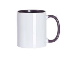 Caneca 11oz Interior e Alça Cor(es) - Roxo