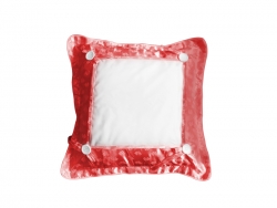 Housse de coussin Super Quality 40 x 40 cm rouge Sublimation Transfert Thermique