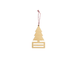 Sublimation Plywood Money Holder Ornament(9.2*16.2*0.4cm, Christmas Tree Shape)