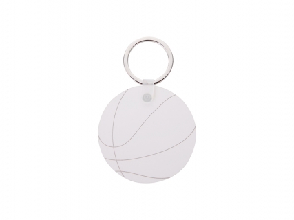 Sublimation Basketball Pattern HB Keyring (φ5.5cm)