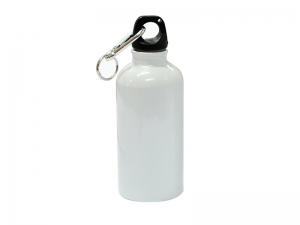 Sublimation 400ml Aluminium Water Bottle (White)