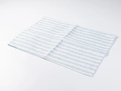 Sublimation Blanks Linen Table Mat(35.5*50cm, Beige and Light Blue Stripe)