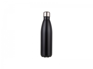 Sublimation 17oz/500ml Stainless Steel Cola Bottle (Matt Black)