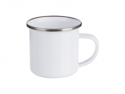 Taza Esmaltada Blanca 6oz/180ml