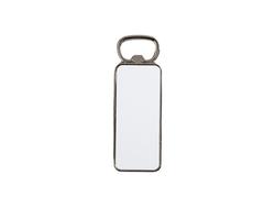 Íman para frigorífico abridor de garrafas em metal (3,5 x 10 cm, retangular)