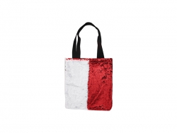 Bolsa Tote Lentejuelas (Rojo/Blanco)