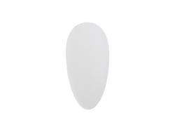 Lima de pie de vidrio sublimación con cubierta de PVC (forma de huevo, 5 * 10 cm)