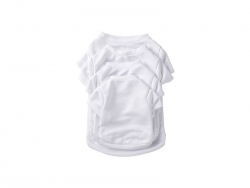T-Shirt Sublimação Animal de Estimação Tamanho XXL (Branco)