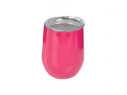 Copo Vinho Inox 12oz (Vermelho Púrpura)