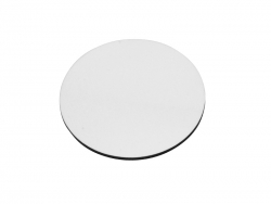 Cadre photo rond MDF avec aimant 9,5 x 9,5 cm Sublimation Transfert Thermique