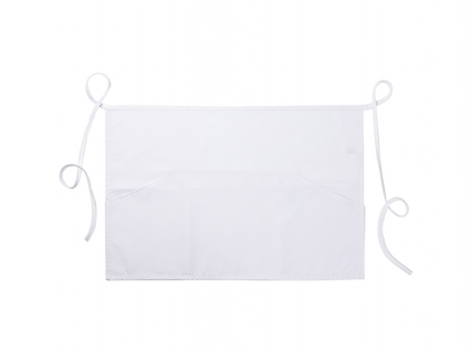 Sublimation Blanks White Adult Apron w/ White T Shape Pocket (41*60cm)