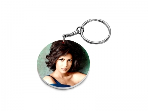 Sublimation 47mm Round Plastic Keychain