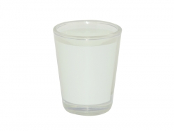 Sublimation 1.5oz Shot Glass Mug with White Patch